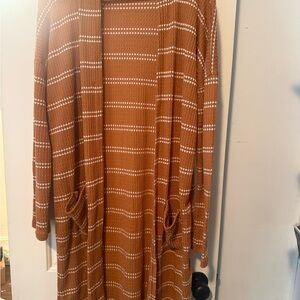 Striped Brown Cardigan